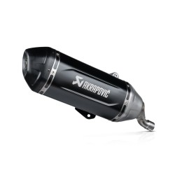 Tobă slip-on line din oțel inoxidabil cu capăt din carbon AKRAPOVIC S-VE125SO4-HWSSBL Tobă slip-on line din oțel inoxidabil cu capăt din carbon AKRAPOVIC S-VE125SO4-HWSSBL