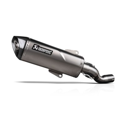 Tobă slip-on line din oțel inoxidabil și vârf din carbon AKRAPOVIC S-Y125SO7-HRSS