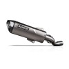 Tobă SLIP-ON LINE din oțel inoxidabil cu capac din carbon AKRAPOVIC S-Y125SO8-HRSS