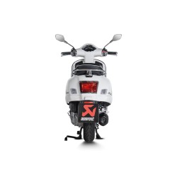 Tobă slip-on line din oțel inoxidabil negru și capac final negru ss AKRAPOVIC S-VE3SO12-HWSSBL/1