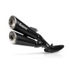 Tobă slip-on line din oțel inoxidabil negru AKRAPOVIC S-K9SO13-HISSS