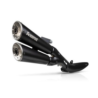 Tobă slip-on line din oțel inoxidabil negru AKRAPOVIC S-K9SO13-HISSS