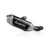Tobă slip-on line din oțel inoxidabil negru AKRAPOVIC S-B4SO4-HHLSSBL