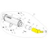 Tub de legătură din oțel inoxidabil AKRAPOVIC L-Y3SO3