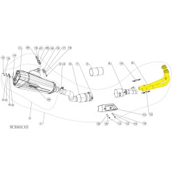 Set colectoare oțel inoxidabil AKRAPOVIC H-Y5R1 Set colectoare oțel inoxidabil AKRAPOVIC H-Y5R1
