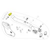 Clema de eșapament din oțel inoxidabil AKRAPOVIC P-R186