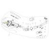 Clema pentru amortizor din oțel inoxidabil AKRAPOVIC P-X189