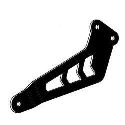 Clema de eșapament din aluminiu negru AKRAPOVIC P-X262 Clema de eșapament din aluminiu negru AKRAPOVIC P-X262