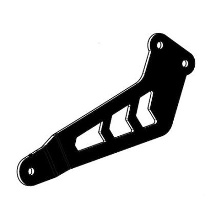 Clema de eșapament din aluminiu negru AKRAPOVIC P-X262