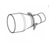 Tub de legătură din oțel inoxidabil AKRAPOVIC L-VE3SO3SS