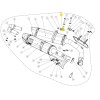 Distanțier din aluminiu AKRAPOVIC P-DR71