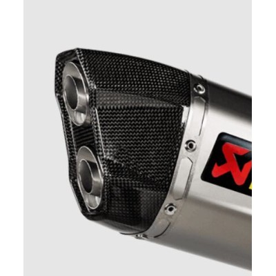 Capac final set carbon black AKRAPOVIC V-EC373
