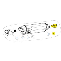 Inserție conică SS AKRAPOVIC P-CP025 Inserție conică SS AKRAPOVIC P-CP025
