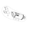 Tobă de eșapament de rezervă carbon AKRAPOVIC M-AP02102C Tobă de eșapament de rezervă carbon AKRAPOVIC M-AP02102C thumb