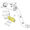 Scut termic din oțel inoxidabil AKRAPOVIC P-HSY7R3