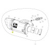 Autocolant pentru amortizor AL AKRAPOVIC P-VST18AL