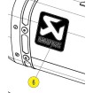 Autocolant pentru amortizor AL AKRAPOVIC P-VST18AL Autocolant pentru amortizor AL AKRAPOVIC P-VST18AL thumb