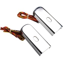 Lumini de semnalizare LED pentru aripă chrome ALLOY ART DSL8-2