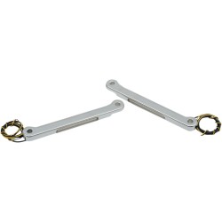 Lumină semnalizator furcă LED față cromată ALLOY ART RKFS-1 Lumină semnalizator furcă LED față cromată ALLOY ART RKFS-1