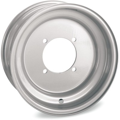 Roată standard din oțel cu acoperire cu pulbere 10x5 4/110 3+2 față argintiu AMS 0513-697