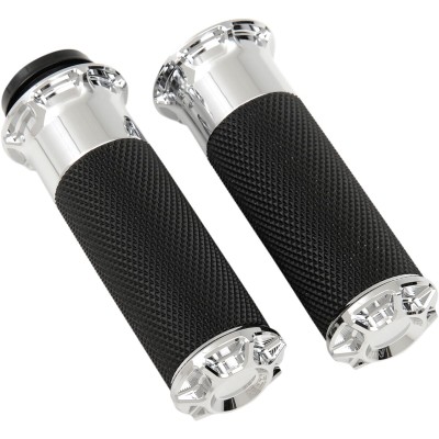 Mânere beveled fusion throttle by wire chrome ARLEN NESS 07-328 Mânere beveled fusion throttle by wire chrome ARLEN NESS 07-328