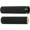 Mânere FUSION KNURLED THROTTLE BY WIRE BLACK BRASS ENDCAP ARLEN NESS 07-334 Mânere FUSION KNURLED THROTTLE BY WIRE BLACK BRASS ENDCAP ARLEN NESS 07-334 thumb