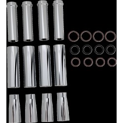 Set capace pentru tije piston deep cut twin cam chrome ARLEN NESS 03-630 Set capace pentru tije piston deep cut twin cam chrome ARLEN NESS 03-630