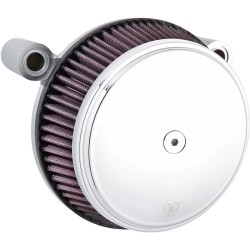 Set filtru de aer big sucker stage 1 cu filtru de aer standard cromat neted ARLEN NESS 18-320 Set filtru de aer big sucker stage 1 cu filtru de aer standard cromat neted ARLEN NESS 18-320