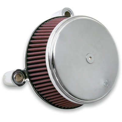 Set filtru de aer big sucker stage 1 cu filtru de aer standard smooth chrome ARLEN NESS 18-321