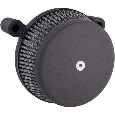 Kit filtru de aer big sucker stage 1 smooth cu filtru de aer sintetic cu acoperire din oțel negru ARLEN NESS 50-336