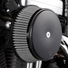 Kit filtru de aer big sucker stage 1 smooth cu filtru de aer sintetic cu acoperire din oțel negru ARLEN NESS 50-339