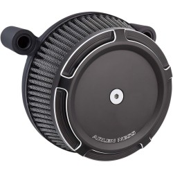 Set filtru de aer big sucker stage 1 cu filtru de aer sintetic beveled black ARLEN NESS 50-844 Set filtru de aer big sucker stage 1 cu filtru de aer sintetic beveled black ARLEN NESS 50-844