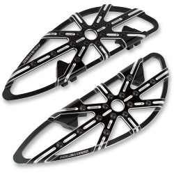 Suporturi de picioare pentru pilot 10-GAUGE negre ARLEN NESS 06-861 Suporturi de picioare pentru pilot 10-GAUGE negre ARLEN NESS 06-861