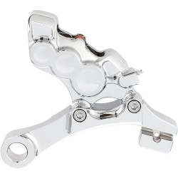 Etrier de frână spate cromat cu 6 pistoane ARLEN NESS 02-302 Etrier de frână spate cromat cu 6 pistoane ARLEN NESS 02-302