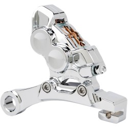 Etrier de frână spate cromat cu 4 pistoane ARLEN NESS 02-324 Etrier de frână spate cromat cu 4 pistoane ARLEN NESS 02-324