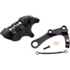 Etrier de frână spate 4 PIST0N ALL BLACK M8 SOFTAIL ARLEN NESS 02-329