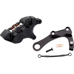 Etrier de frână spate 4 PIST0N ALL BLACK M8 SOFTAIL ARLEN NESS 02-329 Etrier de frână spate 4 PIST0N ALL BLACK M8 SOFTAIL ARLEN NESS 02-329