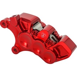 Etrier de frână mono axial 14 inch stânga roșu ARLEN NESS 320-116 Etrier de frână mono axial 14 inch stânga roșu ARLEN NESS 320-116