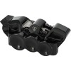 Etrier de frână mono radial 100MM stânga complet negru ARLEN NESS 320-130