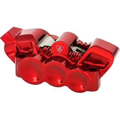 Etrier de frână mono radial 100mm stânga roșu ARLEN NESS 320-136 Etrier de frână mono radial 100mm stânga roșu ARLEN NESS 320-136