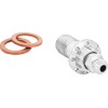 Șurub banjo bleeder 10mm lustruit 12-pt etrier față touring ARLEN NESS 300-821