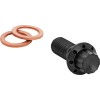Șurub banjo 3/8-24 negru 12-pt F/R MC 00-07 touring ARLEN NESS 300-825