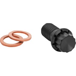 Șurub banjo M12x1.25 negru 12-pt dual F/R MC softail ARLEN NESS 300-834 Șurub banjo M12x1.25 negru 12-pt dual F/R MC softail ARLEN NESS 300-834