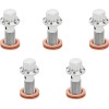 Șurub banjo 5pk M10x1.25 lustruit 12pt single F/R MC softail ARLEN NESS 300-860