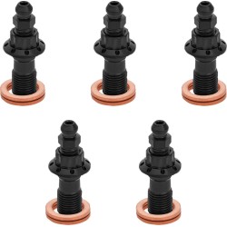 Șurub banjo bleeder 5-pk 12-pt 10mm fr caliper negru touring ARLEN NESS 300-867
