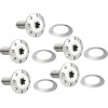 Set de șuruburi pentru rotor față Holeshot 5 bucăți montaj spițe, lustruite ARLEN NESS 300-906
