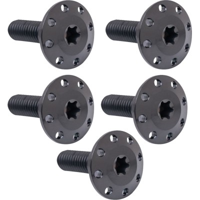 Set de șuruburi pentru rotor față HOLESHOT 5 bucăți suport spițe, negru ARLEN NESS 300-907