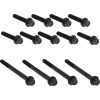 Set de elemente de fixare TITANIUM 12PT pentru capac principal negru ARLEN NESS 300-990