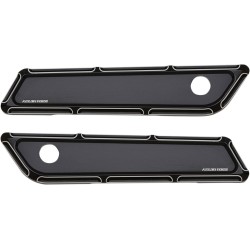 Capace pentru încuietori de genți laterale beveled black ARLEN NESS 03-585 Capace pentru încuietori de genți laterale beveled black ARLEN NESS 03-585
