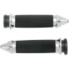 Mânere custom contour spike throttle-by-wire chrome AVON GRIPS CC-85-CH-SPK-FL